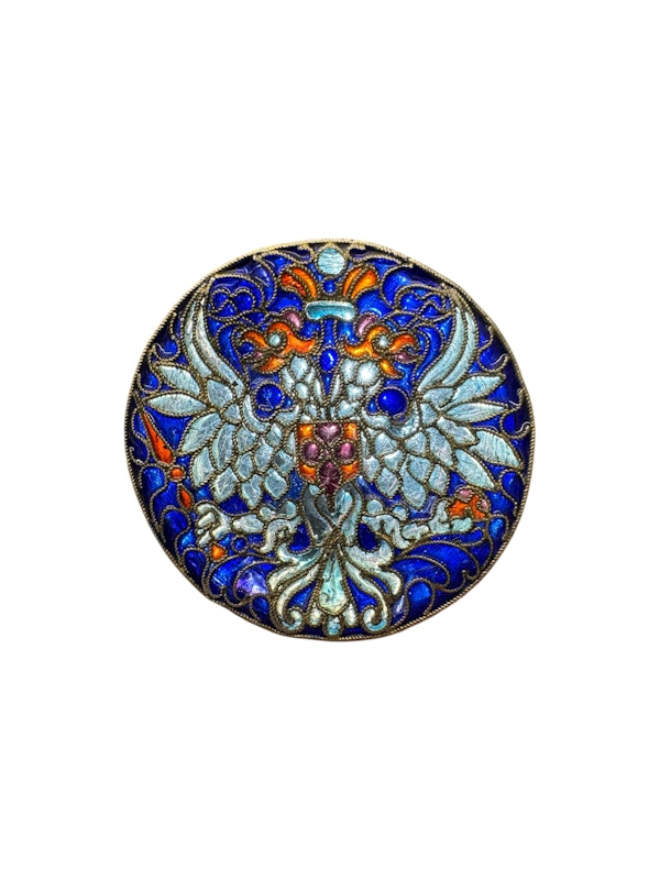Russian silver gilt and pique-a-jour pill box, Moscow, c.1890s. - image 5