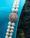 A very fine 18ct Yellow Gold  "Kutchinsky"(Signed), Double Stranded Akoya , Cultured Pearl Necklace, with a Clasp, set throughout with Burma Untreated Rubies & Diamonds. English. Circa 1950 - image 3