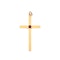 18ct Gold Burma Ruby Cross Pendant | Victorian c.1900s - image 2