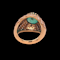 Vintage Emerald and Diamond Cocktail Ring - image 4
