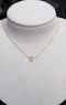 18k gold Rose cut diamond pendant necklace - image 2