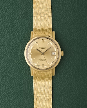 Longines Conquest Ref. 8258 Brick Bracelet 18K Gold