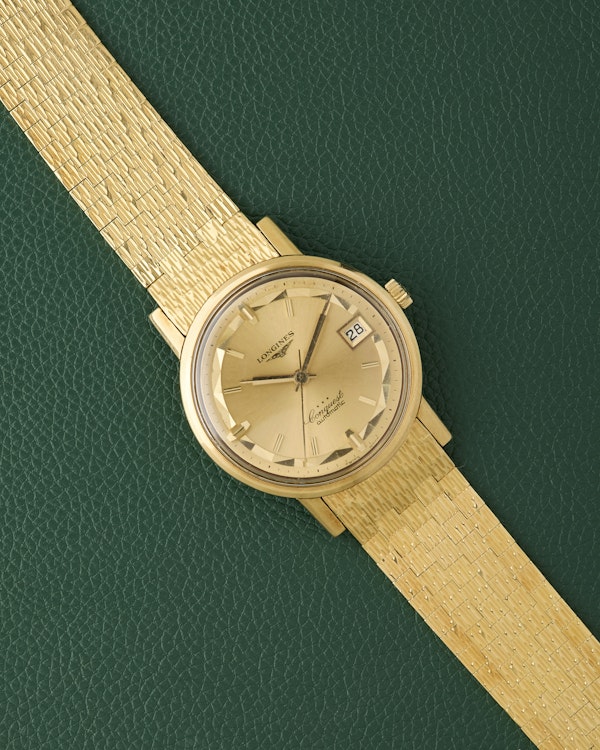 Longines Conquest Ref. 8258 Brick Bracelet 18K Gold - image 2