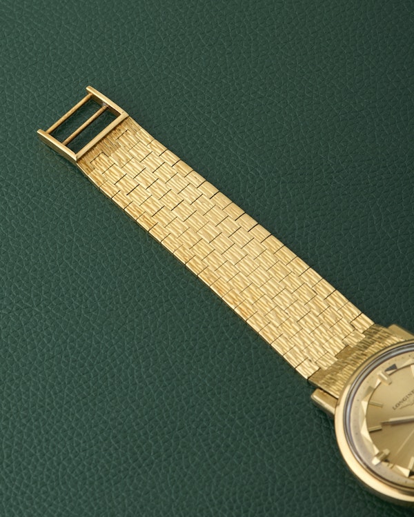 Longines Conquest Ref. 8258 Brick Bracelet 18K Gold - image 7