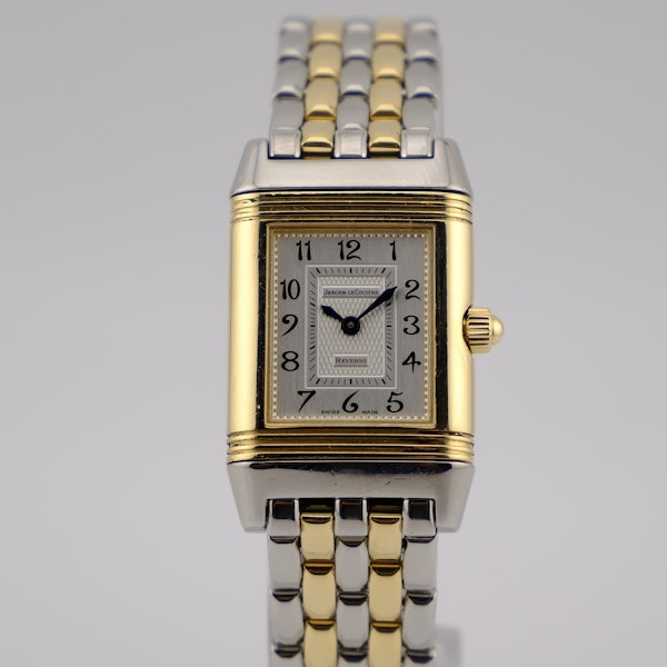 Jaeger LeCoultre 266.5.44 Reverso Duetto Mother Of Pearl Dial Diamond Bezel - image 1