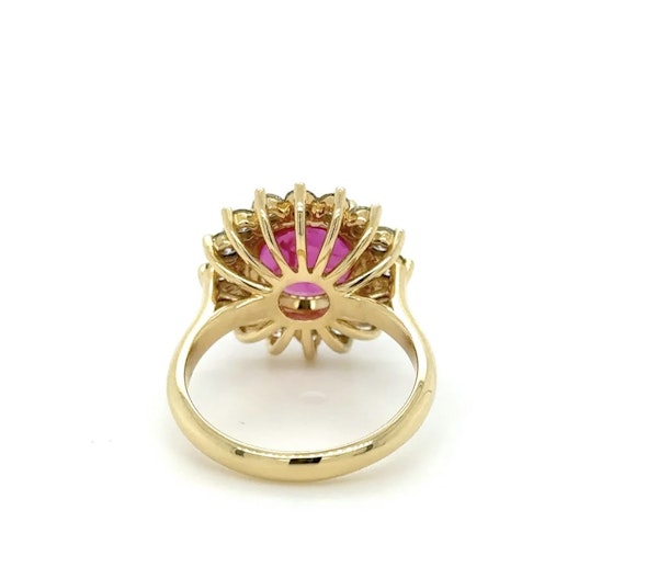 3.15ct. Rose cut Burma Ruby Ring - image 4