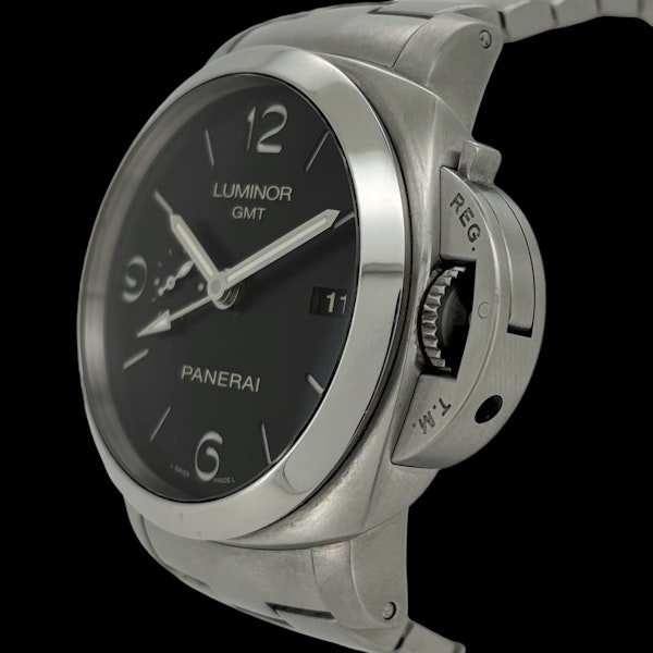 PANERAI LUMINOR 1950 3 DAYS GMT STAINLESS STEEL FULL SET 2015 - PAM 00329 - image 2