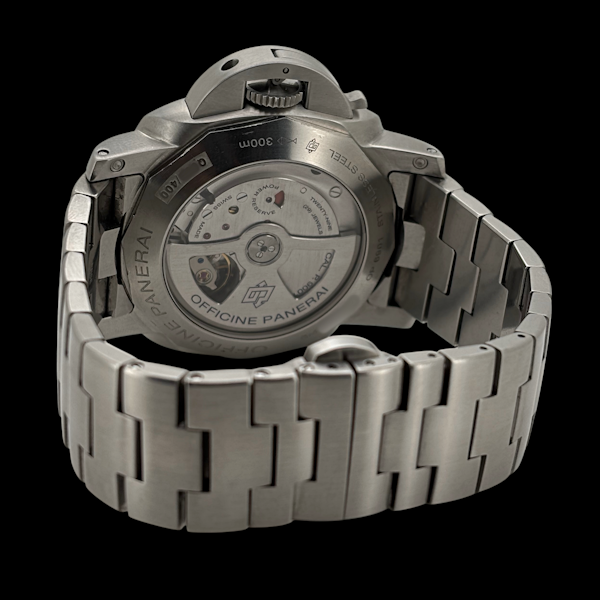 PANERAI LUMINOR 1950 3 DAYS GMT STAINLESS STEEL FULL SET 2015 - PAM 00329 - image 5