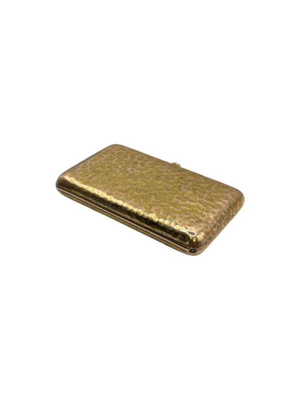 Russian gold cigarette case, St Petersburg, c.1890s by Edward Schramm. - image 2