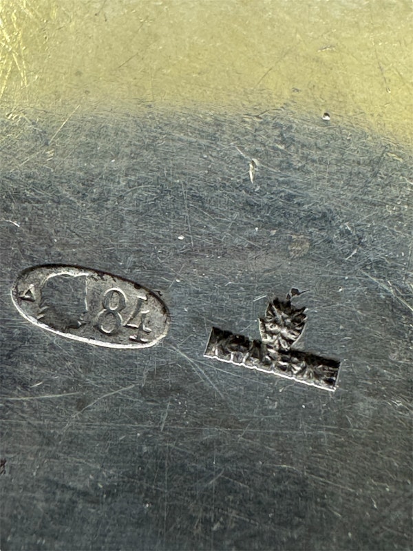 Faberge silver salt, Moscow, c.1910. - image 6