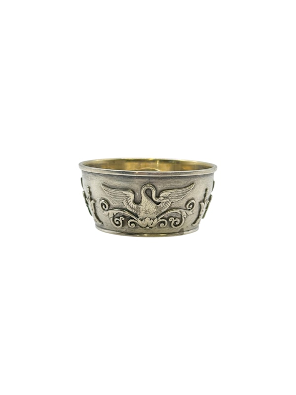 Faberge silver salt, Moscow, c.1910. - image 3