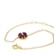 18k yellow gold Amethyst bracelet - image 1