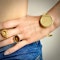 Gold Georg Jensen Vivianna Torun Watch - image 6