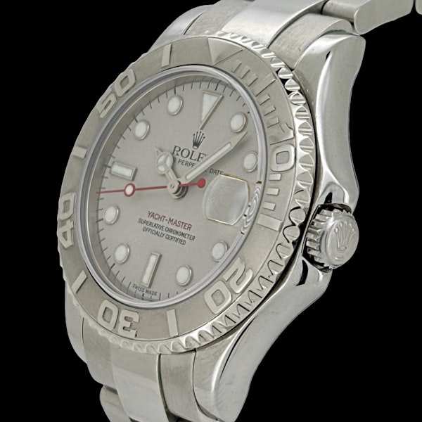 ROLEX YACHT-MASTER MIDI 35 STEEL/PLATINUM 168622 - image 2