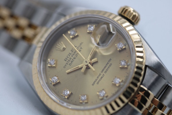 Rolex Lady Datejust 69173 Factory Diamond Dial - image 13