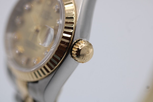 Rolex Lady Datejust 69173 Factory Diamond Dial - image 6
