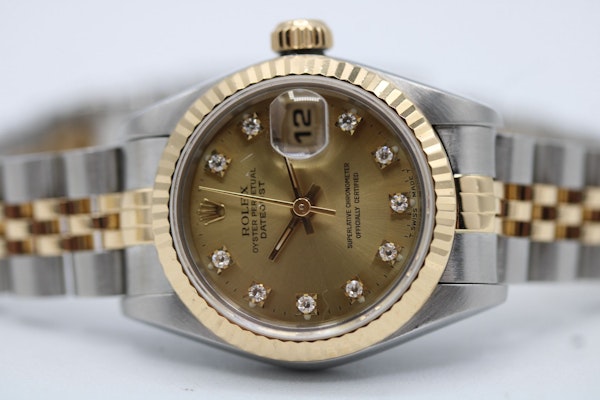 Rolex Lady Datejust 69173 Factory Diamond Dial - image 9