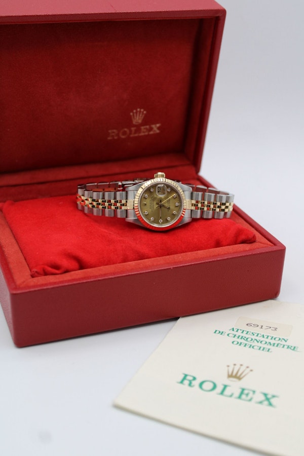 Rolex Lady Datejust 69173 Factory Diamond Dial - image 2