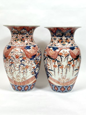Pair of Imari vases