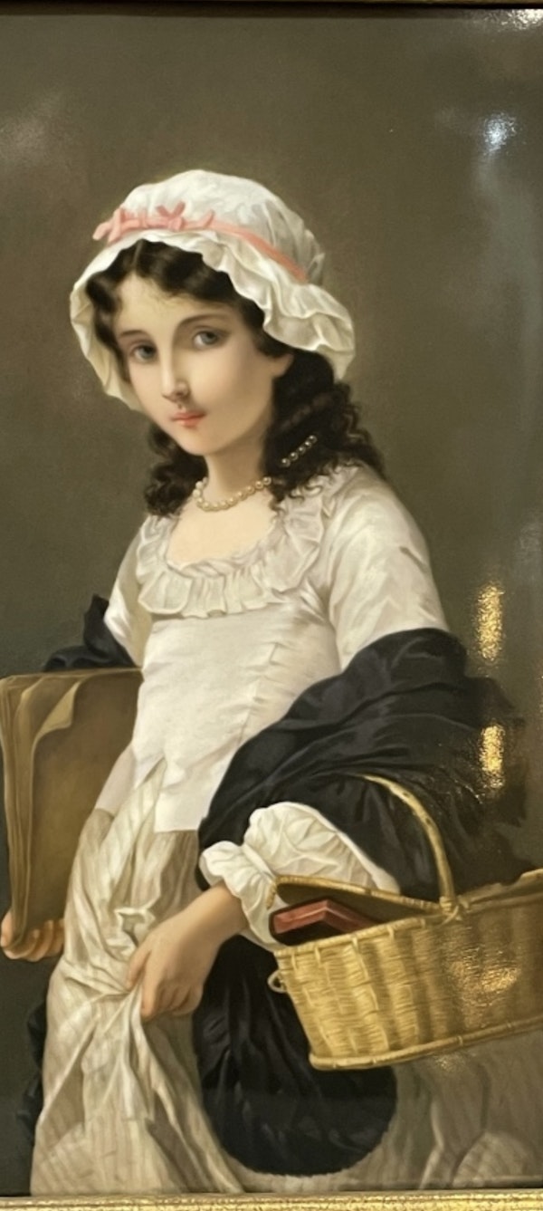 Berlin KPM porcelain plaque - image 2