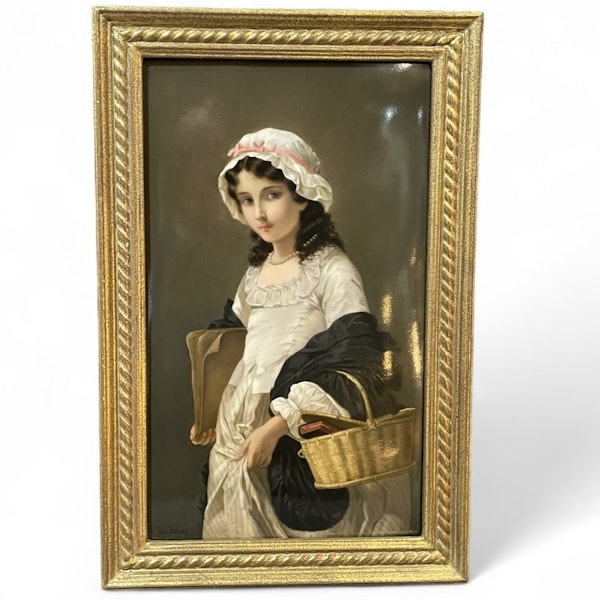 Berlin KPM porcelain plaque - image 1