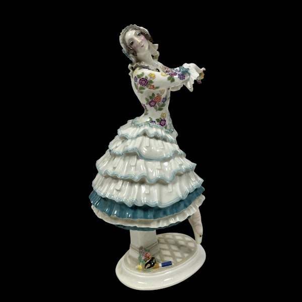 Meissen Art Nouveau ballerina - image 2