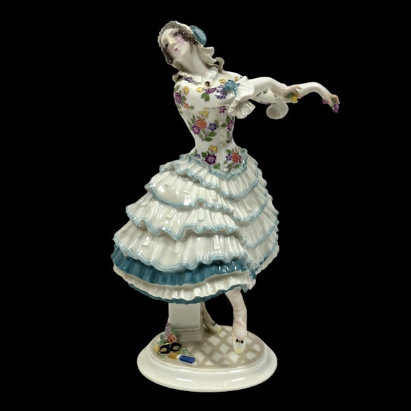 Meissen Art Nouveau ballerina - image 1