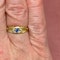 Sapphire Pearl Ring in 18ct Gold, Date 1885-1901, Lilly's Attic since 2001 - image 4