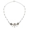 Antique Victorian Diamond, Silver and Gold Flower Necklace, Circa 1890 - image 7