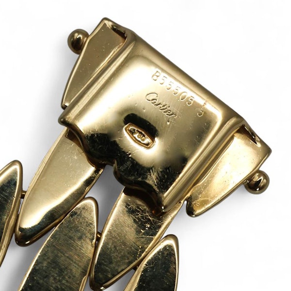 Cartier Gentiane Five Row Gold Necklace, Circa 1990 - image 6