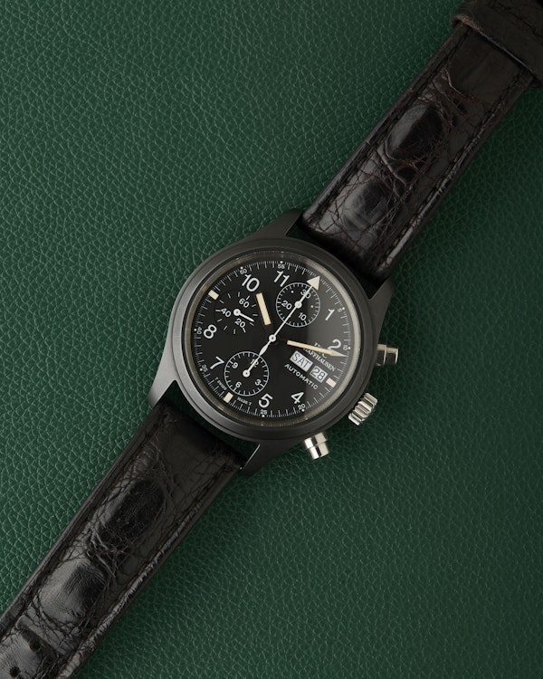 IWC 3705 Ceramic Fliegerchronograph Neo-Vintage Pilot Chronograph - image 3