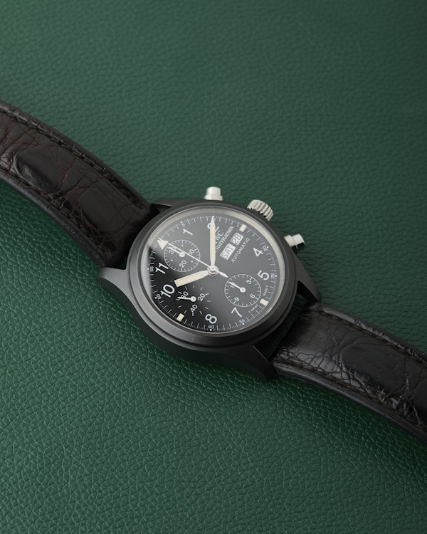 IWC 3705 Ceramic Fliegerchronograph Neo-Vintage Pilot Chronograph - image 8