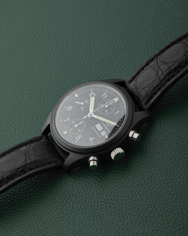 IWC 3705 Ceramic Fliegerchronograph Neo-Vintage Pilot Chronograph - image 7