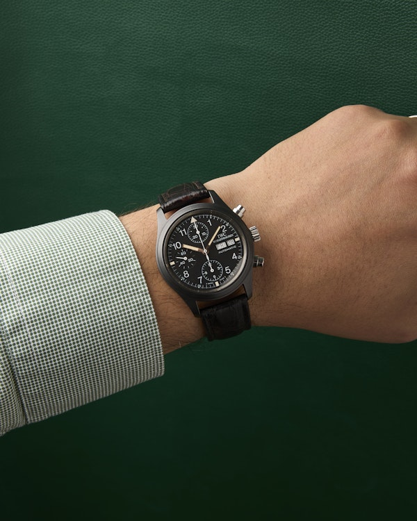 IWC 3705 Ceramic Fliegerchronograph Neo-Vintage Pilot Chronograph - image 17