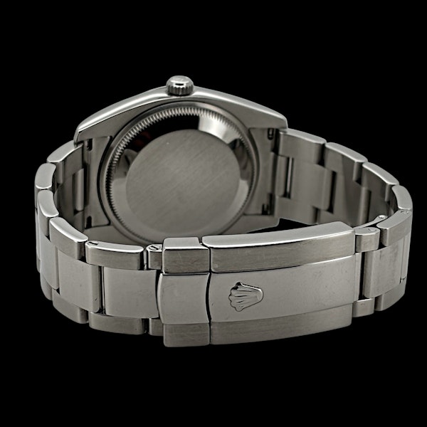 ROLEX OYSTER PERPETUAL DATE 34 BLACK ARABIC AND DIAMOND INDEX DIAL 115234 - image 5