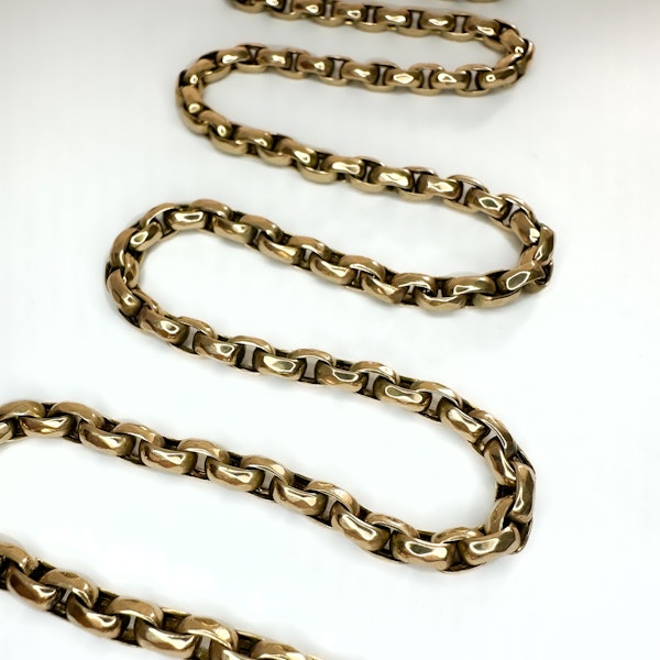 Victorian Gold Guard Chain - Saddingtons Jewellery Stand 375 - image 1