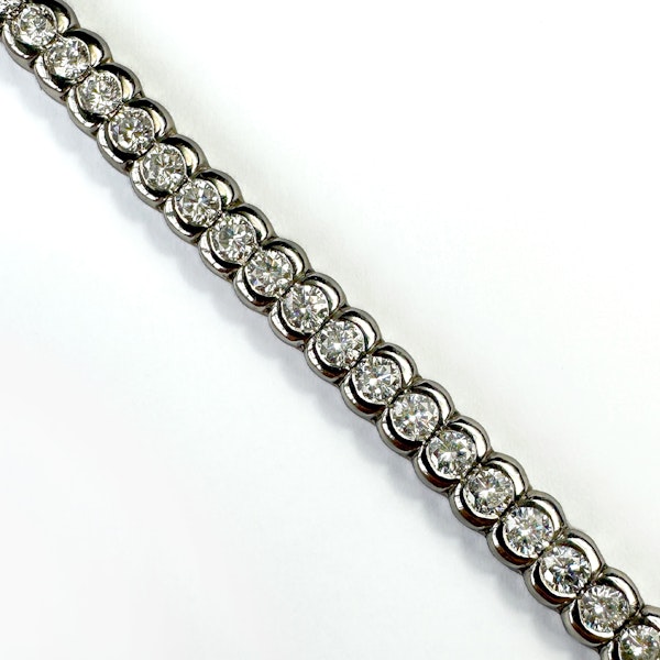 6.67ct Diamond Tennis Bracelet - Saddingtons Jewellery Stand 375 - image 3