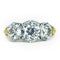 Antique 3 Stone Trilogy Diamond Ring 2.65ct - Saddingtons Jewellery Stand 375 - image 1