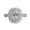 Deco 1ct Old Cut Diamond Cluster Ring - Saddingtons Jewellery Stand 375 - image 1