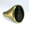 Antique Crested Bloodstone Intaglio Signet Ring - Saddingtons Jewellery Stand 375 - image 2