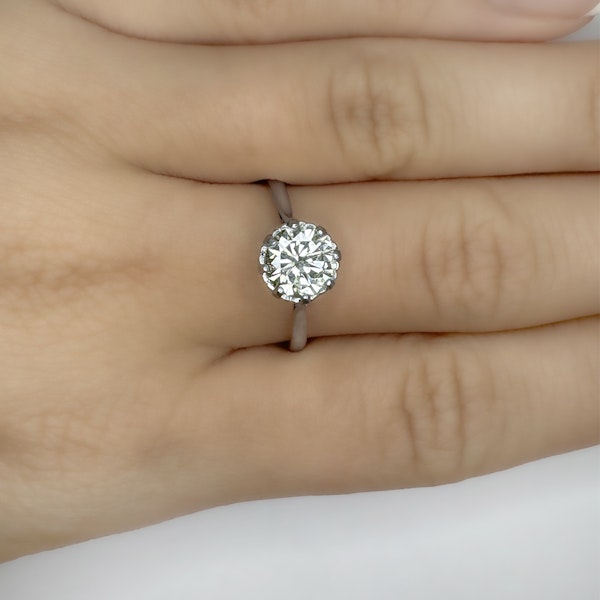 1.37ct Diamond Solitaire Ring - Saddingtons Jewellery stand 375 - image 3