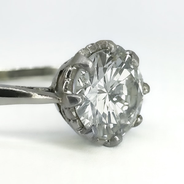 1.37ct Diamond Solitaire Ring - Saddingtons Jewellery stand 375 - image 2