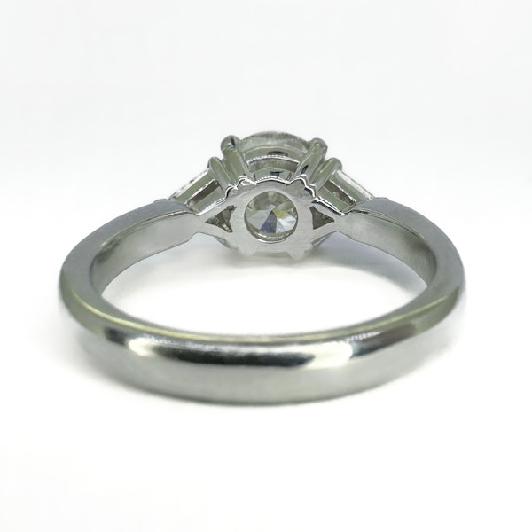 1.40ct Diamond Solitaire Platinum Ring - Saddingtons Jewellery Stand 375 - image 4
