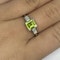 Peridot Diamond Trilogy Ring - Saddingtons Jewellery Stand 375 - image 2