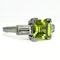 Peridot Diamond Trilogy Ring - Saddingtons Jewellery Stand 375 - image 3