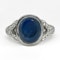 Sapphire and Diamond Cabochon Ring - Saddingtons Jewellery Stand 375 - image 1