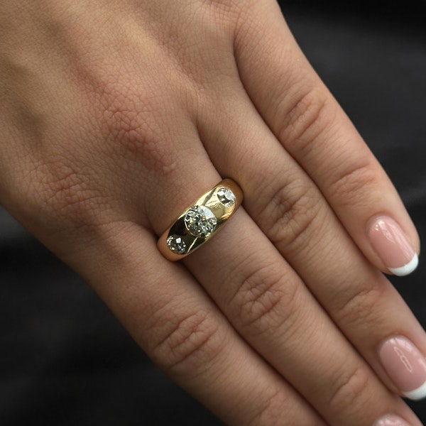 Chunky Gypsy Ring 2.05ct Diamond - Saddingtons Jewellery stand 375 - image 1