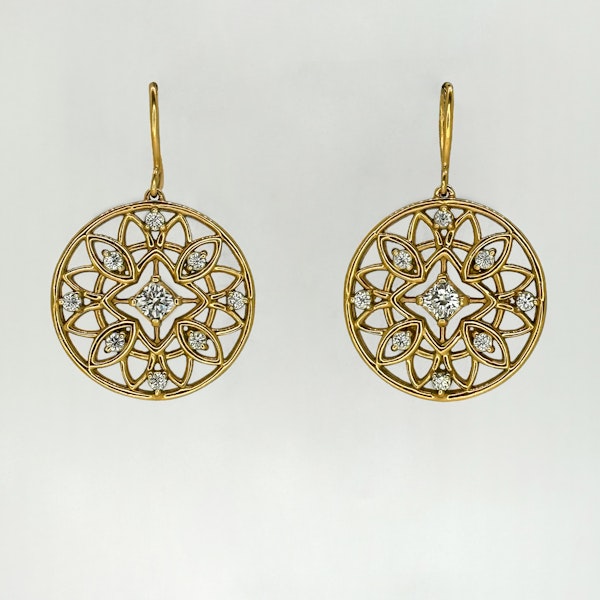 Heart on Fire HOF Drop Earrings - Saddingtons Jewellery Stand 375 - image 1