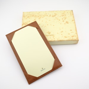 Genuine Rolex Brown Leather Note book / Notepad with sheets With Original Box