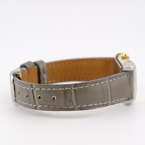 Jaeger-LeCoultre Reverso 265.5.08 Quartz Stainless Steel & Gold Diamond Bezel - image 4